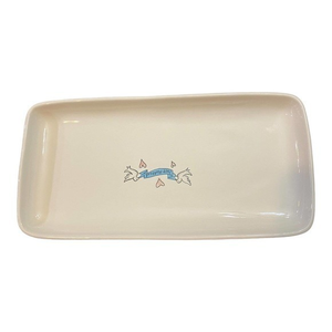 Rae Dunn Just Married‎ Large 14" Platter Tray Doves Hearts Artisan Collection